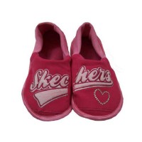 new slippers upcycled from Skechers hoodie